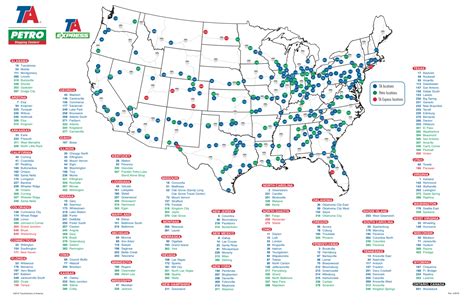 Travel Center Map .